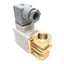 New SMC VX232GG Solenoid Valve for Water, 0.1MPa, ø10mm, N.C., 1/2in Rc, 24VDC Coil