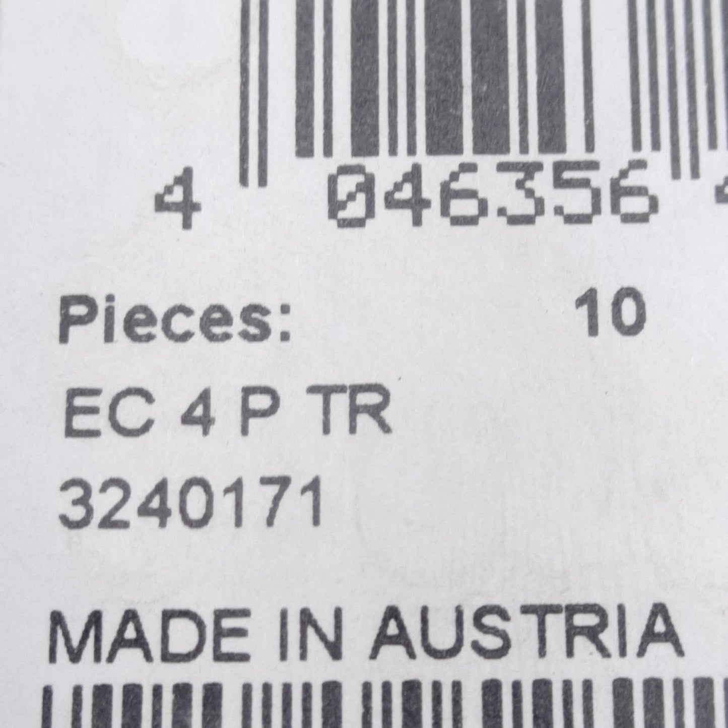 New Lot of 10 Phoenix Contact 3240171 Terminal Strip, 12-Position, 450V 32A