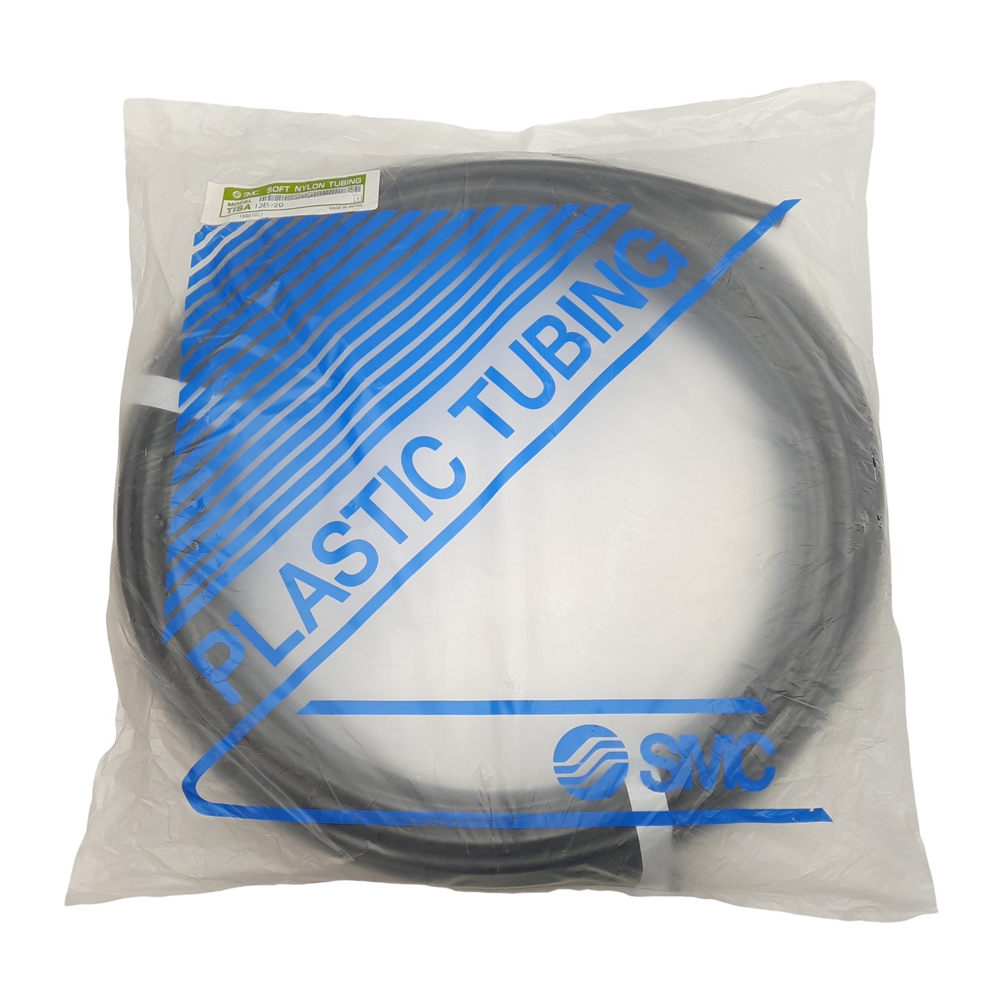 New SMC TISA13B-20 Black Soft Nylon Tubing, ø1/2in OD, ø3/8in ID, 1.0MPa, 20m