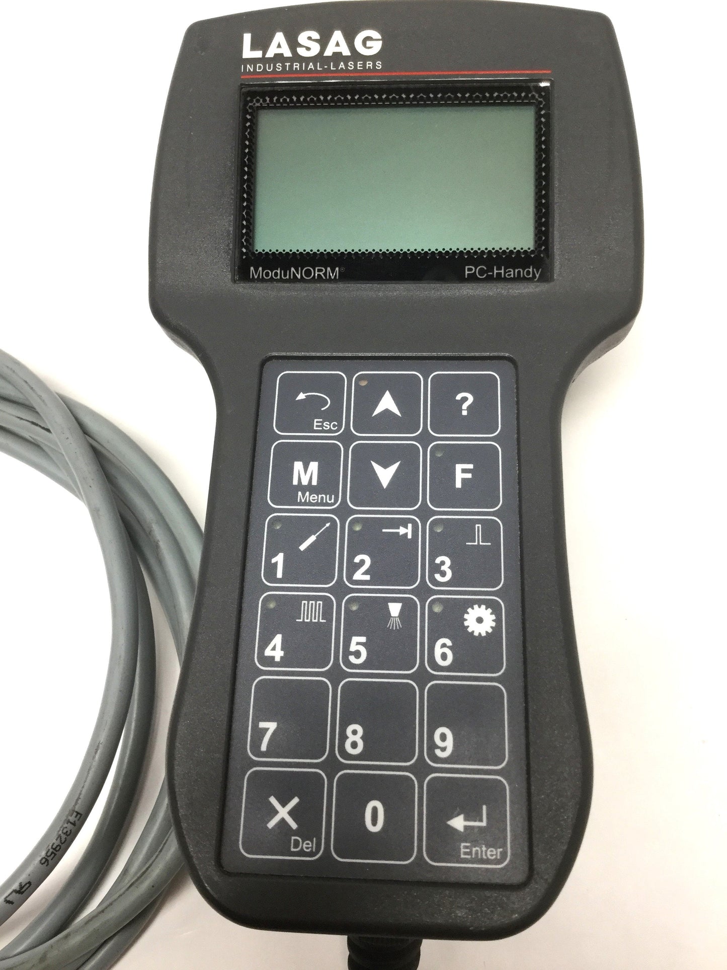 Used LASAG HT2 ModuNORM PC-Handy Handheld Terminal from SLS CL Pulsed Nd:YAG Welder