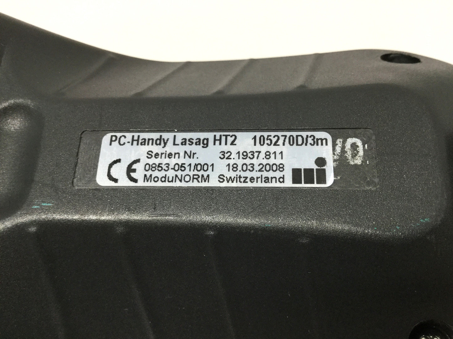 Used LASAG HT2 ModuNORM PC-Handy Handheld Terminal from SLS CL Pulsed Nd:YAG Welder