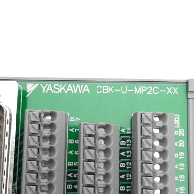 New – Open box Yaskawa CBK-U-MP2C Breakout Board, DB50M to 44 Position Terminal, for JEPMC-IO