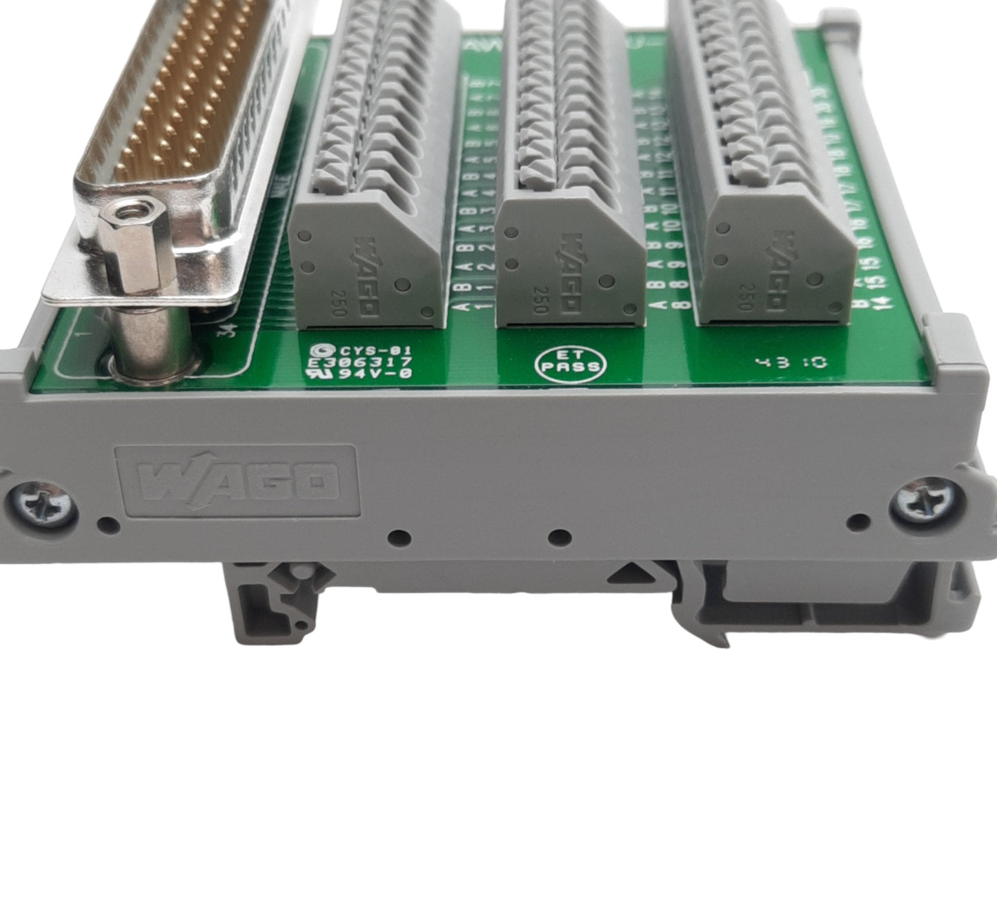 New – Open box Yaskawa CBK-U-MP2C Breakout Board, DB50M to 44 Position Terminal, for JEPMC-IO