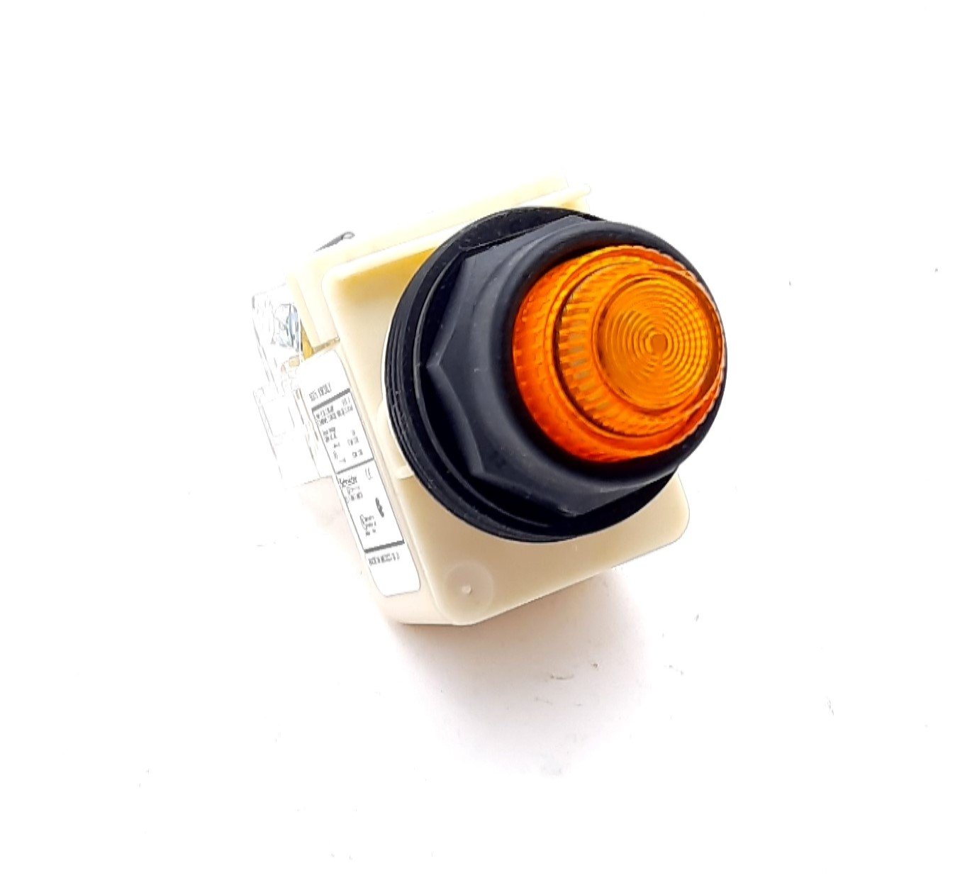 New Schneider Electric 9001SKT38LYA31 LED Indicator Orange 30mm, 120VAC/VDC, 10A