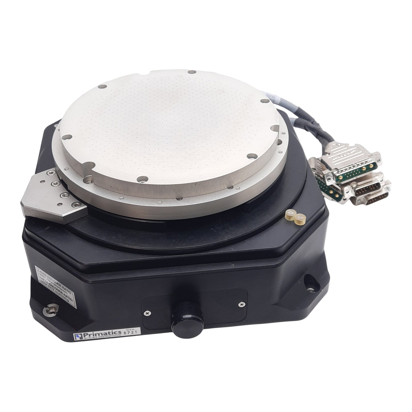 New Primatics Precision Rotary Stage, 360° Single Turn Rotation, ø7.5in OD Table