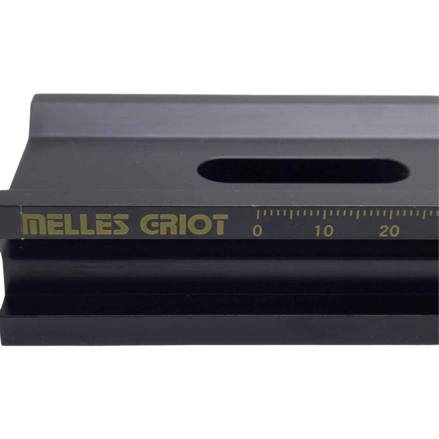 Used Melles Griot Linear Optical Rail, Millimeter Graduations, 50mm x 410mm Length