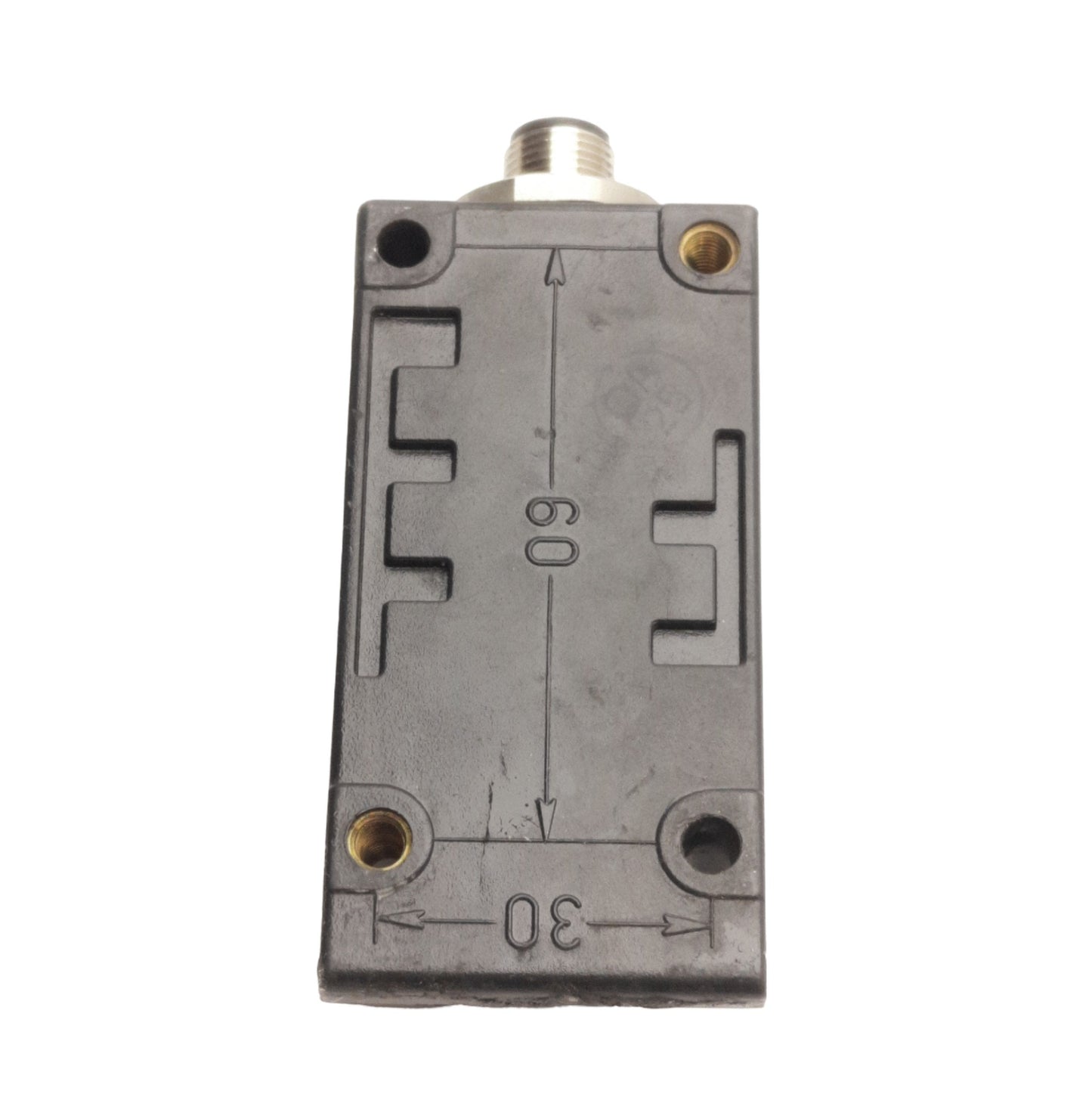 Used Escort Memory Systems S1-Y RFID Read Writer Base/Cover For HMS827, M12 5-P Male