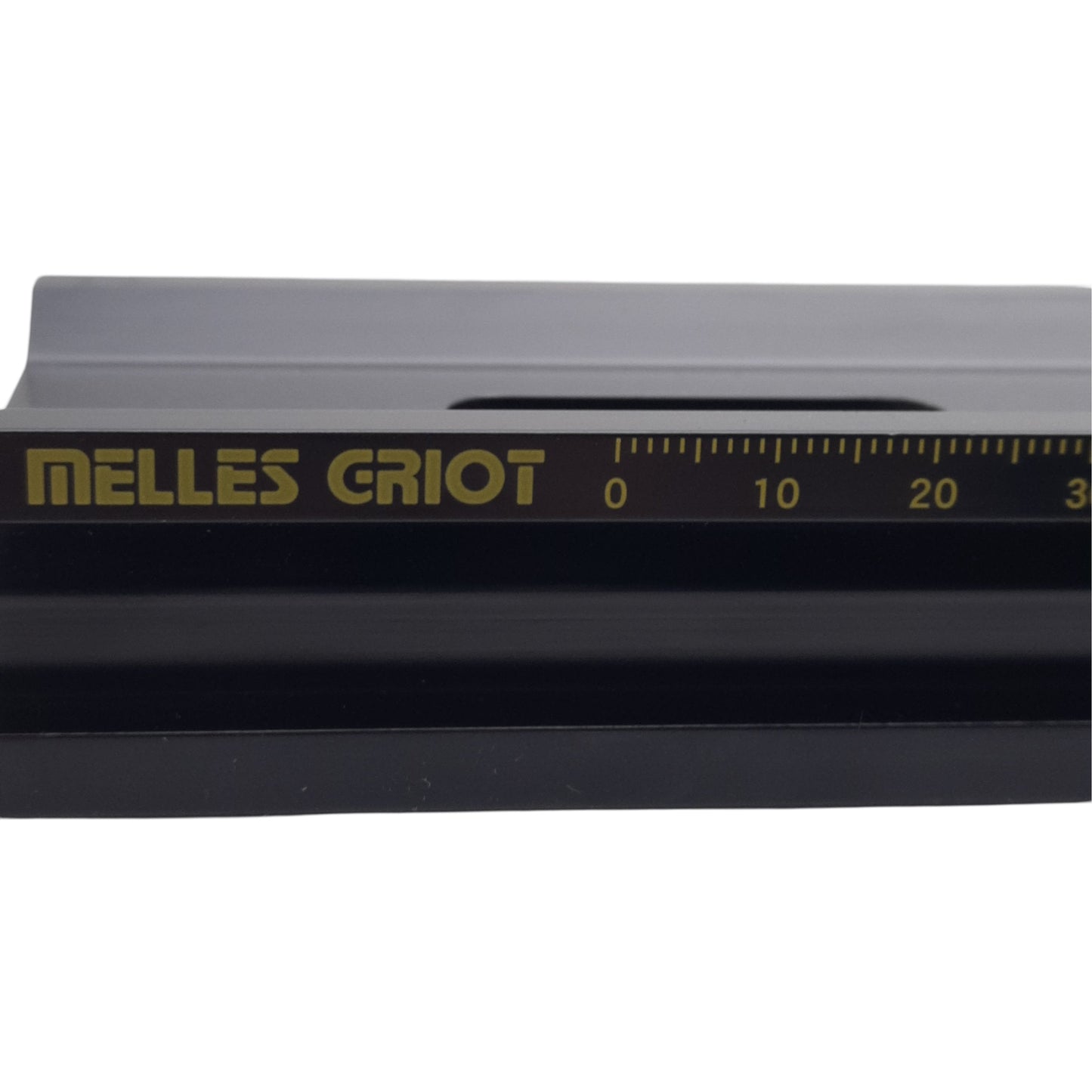 Used Melles Griot Linear Optical Rail, Millimeter Graduations, 50mm x 350mm Length