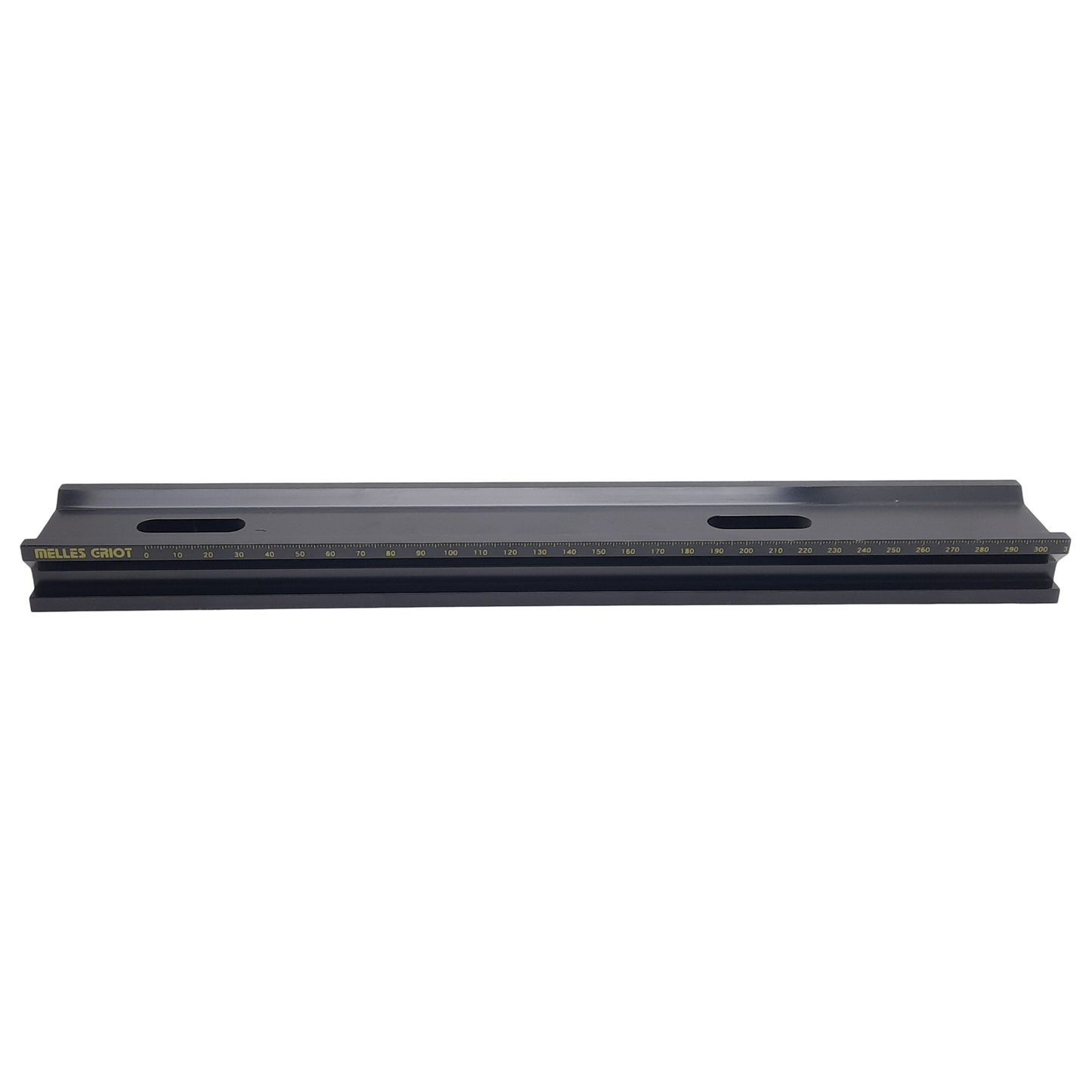 Used Melles Griot Linear Optical Rail, Millimeter Graduations, 50mm x 350mm Length