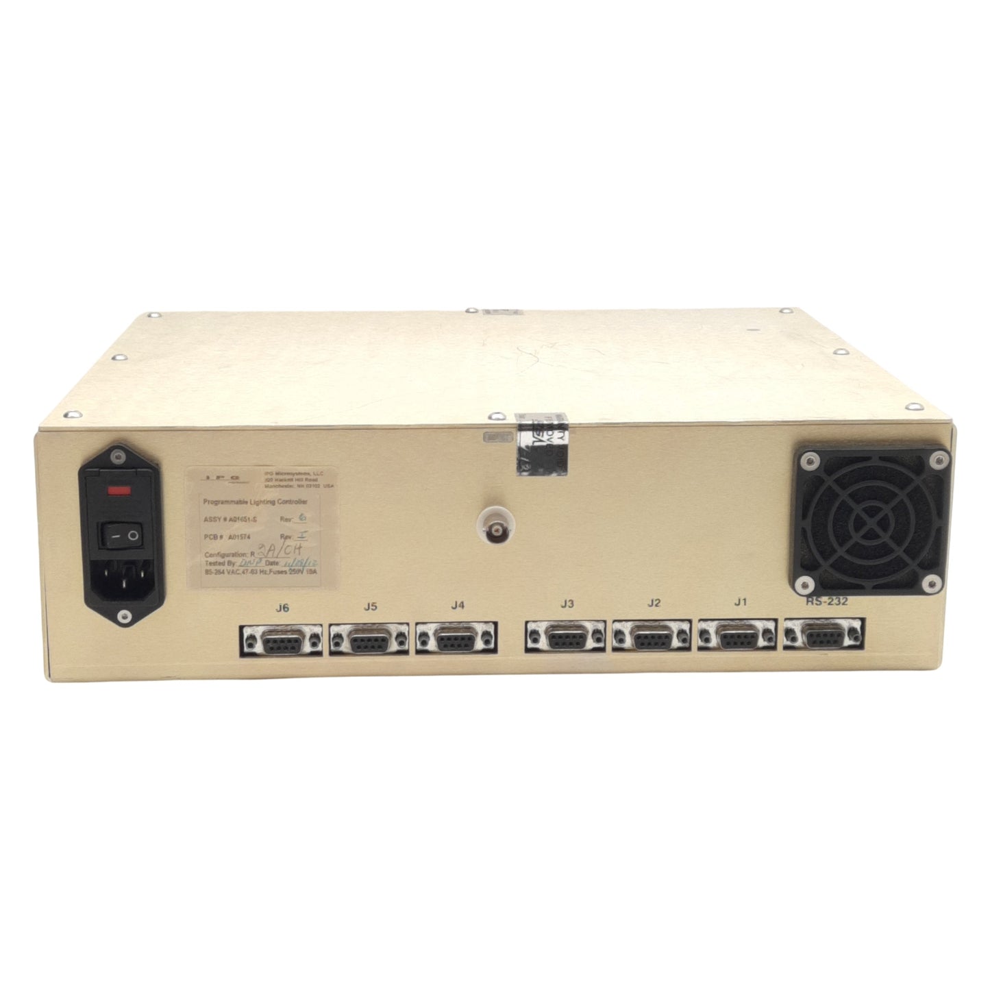 Used IPG Photonics A01651-S Programmable Lighting Controller, 6-Channel, 85-264VAC