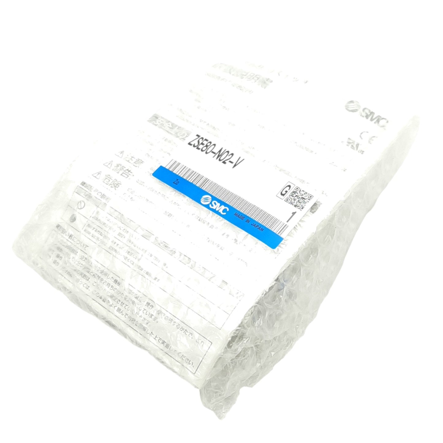 New SMC ZSE80-NO2-V Digital Vacuum Switch, 12-24VDC, PNP Output, -111kPa to 10kPa