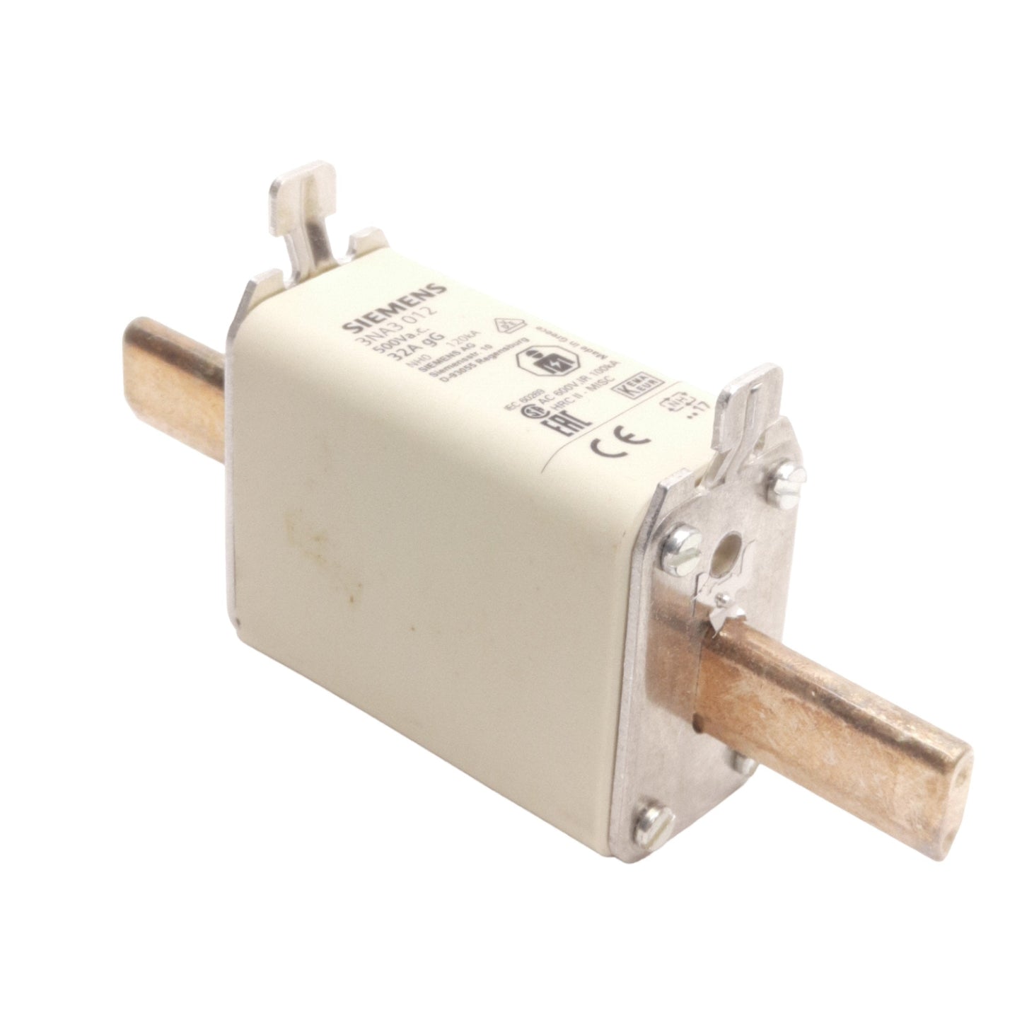 New Siemens 3NA3012 Low Voltage HRC Fuse Link w/ Indicator, 500VAC/440VDC 32A