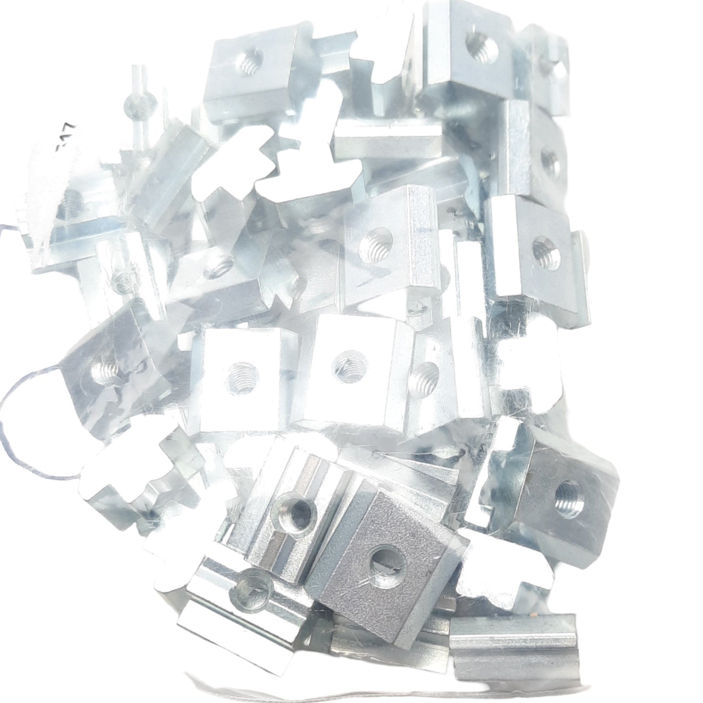 New – Open box Lot of 50 Fath 096036 T-Slot Nut, 19.5x10.6mm, M6, B, Slot 10, 5.1mm Step Height