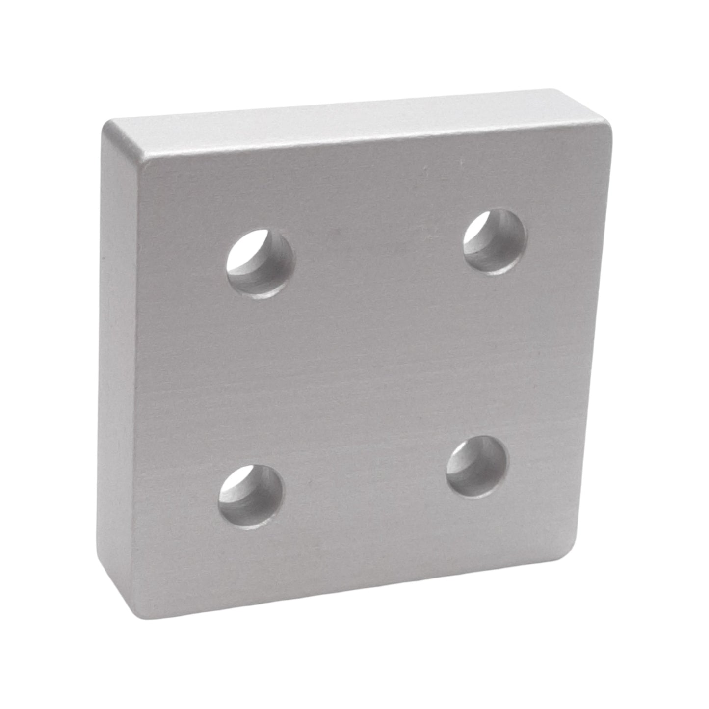 New Lot of 2 Tslots 655663 4-Hole Blank Base Plate, Series 10, 1/4in SHCS, 2x2x0.5in