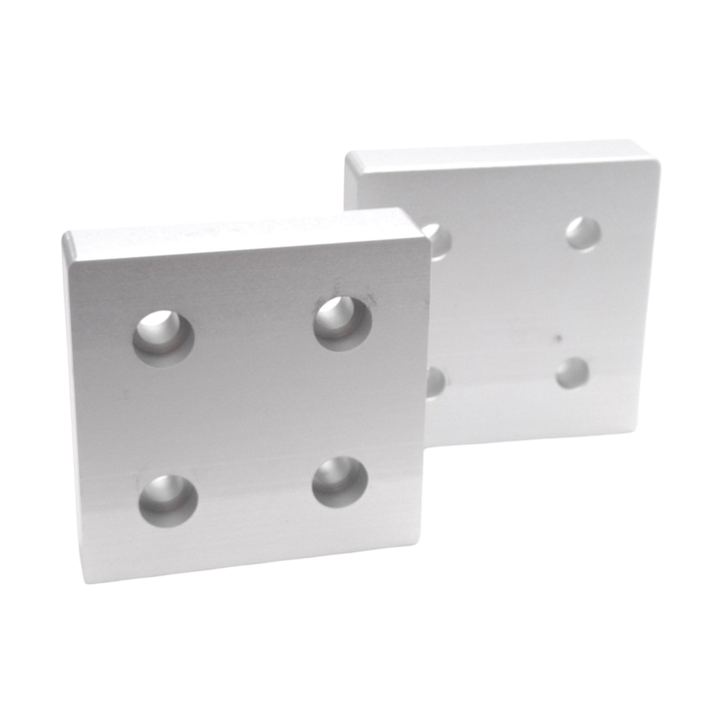 New Lot of 2 Tslots 655659 4-Hole Blank Base Plate Series 15, 5/16in SHCS 3x3x0.75in