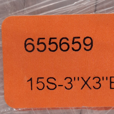 New Lot of 2 Tslots 655659 4-Hole Blank Base Plate Series 15, 5/16in SHCS 3x3x0.75in