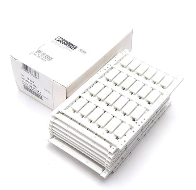 New 10 Sheets of 24 Phoenix Contact UCT-EM (17,5x9) Snap-In Markers 17.5 x 9 x 9mm
