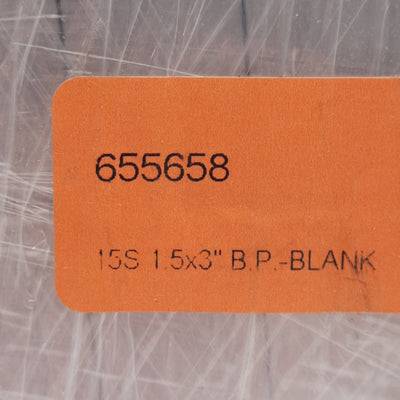 New Lot of 4 Tslots 655658 2-Hole Blank Base Plate, Series 15, ø5/16in, 3x1.5x0.75in