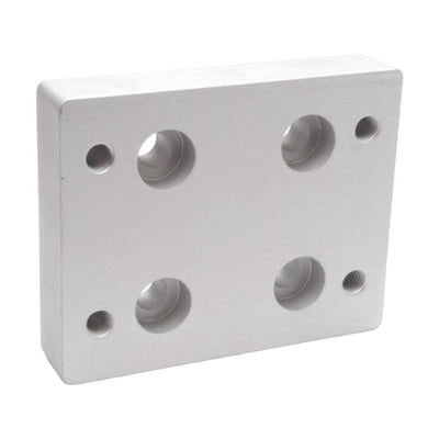 New Tslots 655281 Flange Mount Caster Base Plate, Series 15, 3.75in x 3in x 0.75in