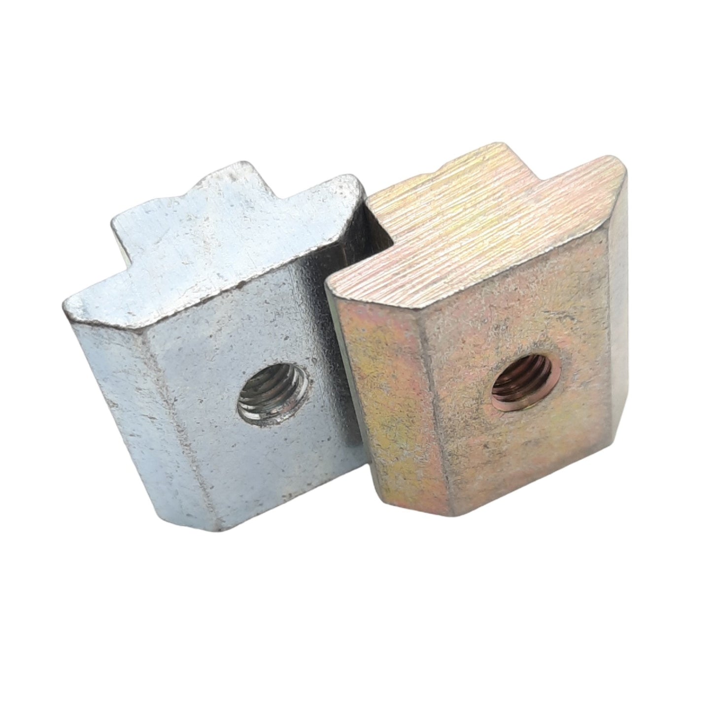 New – Open box Lot of 100 Extrusion T-Slot Nuts, 19.5x10.6mm, M5, B, Slot 10, Mixed Materials