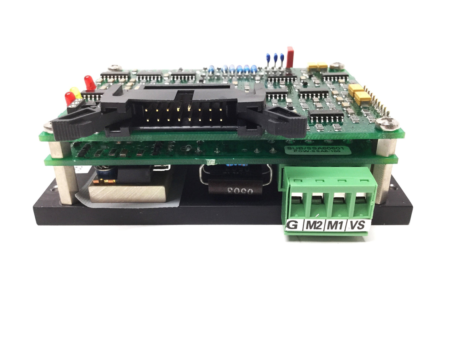 Used ELMO SSA-6/100 PWM Servo Amplifier, 20-100VDC, 6A Cont/15A Peak, 100x65x30mm