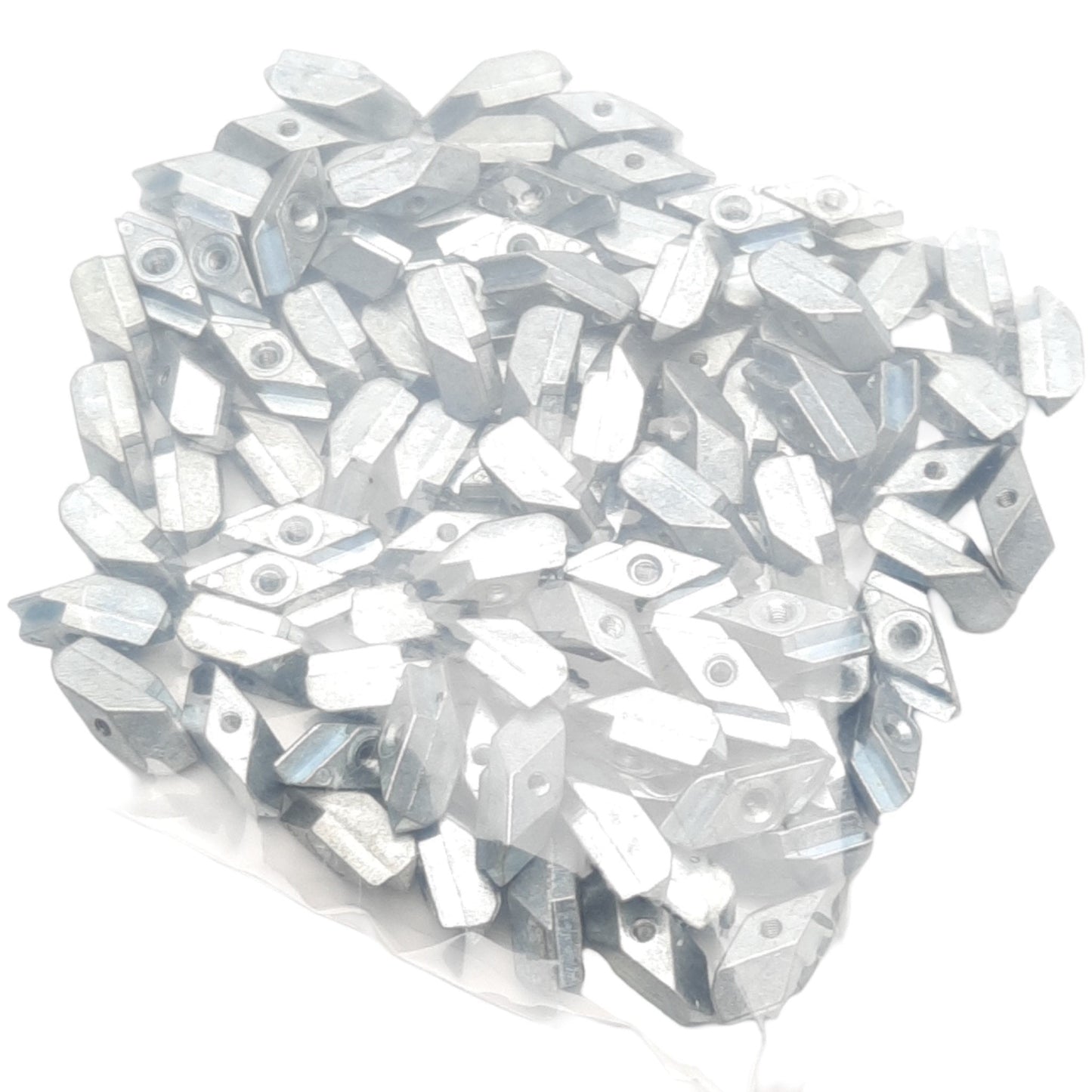 New Lot of 100 Fath 096R080329Z Rhombus Nut w/ Locking, Slot 8, I-Profile, M3