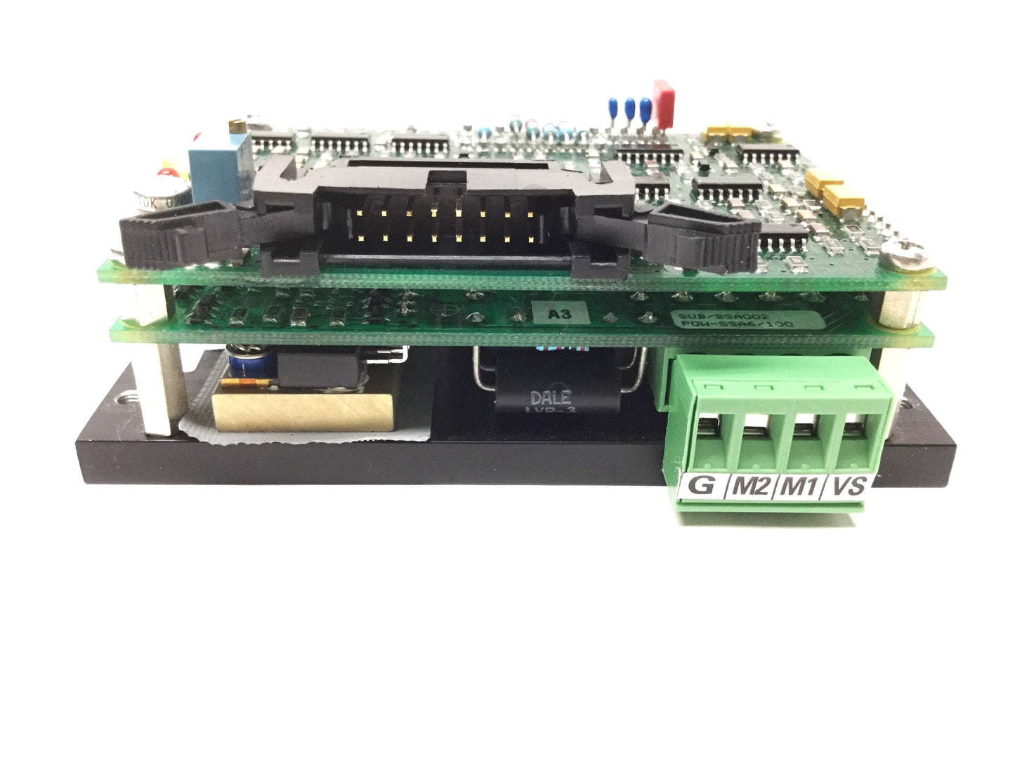 Used ELMO SSA-6/100 PWM Servo Amplifier, 20-100VDC, 6A Cont/15A Peak, 100x65x30mm