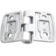 New Lot of 4 Fath 095A4040F Aluminum Combi Hinge Wing, Non-Detachable, 40/40