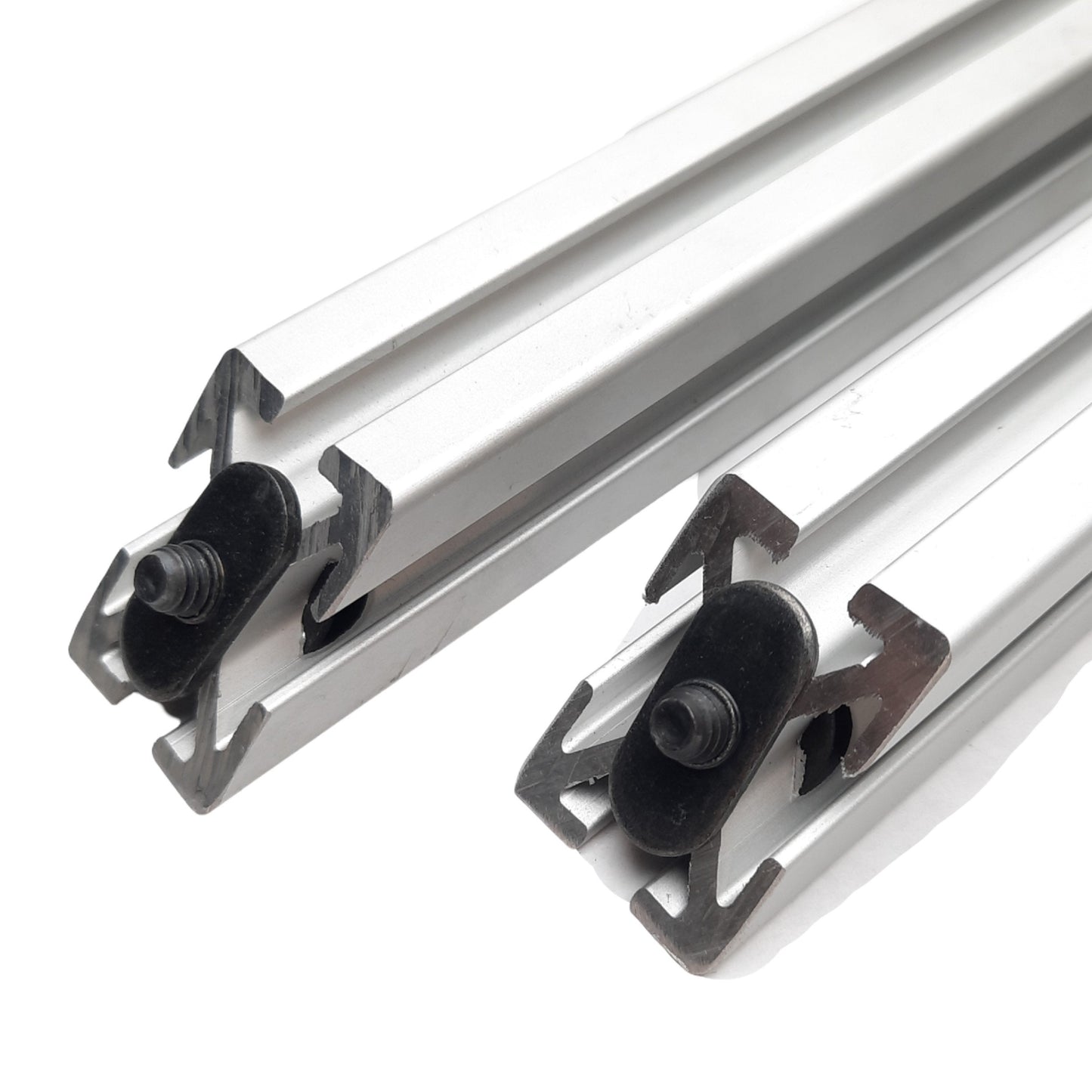 New Lot of 2 Tslots 655380 45 Degree Support Extrusion, 18x1x1in, Profile 1010