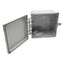New Integra H8084HLL Plastic Electrical Enclosure, 8in x 8in x 4in, NEMA 4X, IP66