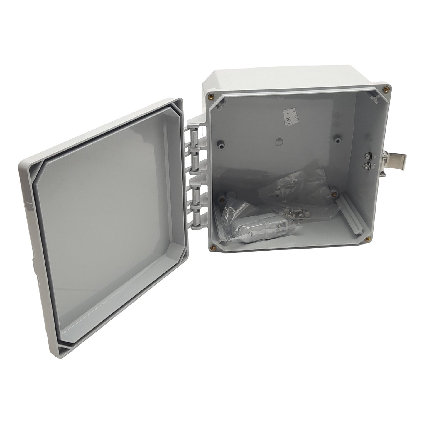 New Integra H8084HLL Plastic Electrical Enclosure, 8in x 8in x 4in, NEMA 4X, IP66