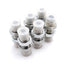 New Lot of 6 Brennan Bi 2700-LN-08-08 Male JIC Bulkhead With Nut 1/2"