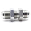 New Lot of 6 Brennan Bi 2700-LN-08-08 Male JIC Bulkhead With Nut 1/2"