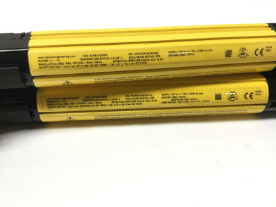 Used Banner SLPE14-270 / SLPR14-270 EZ-Screen Safety Light Curtain Emitter & Receiver