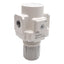 New SMC AR40-N03-NZ-B Pneumatic Regulator, 7-125PSI Set, 145PSI Supply, 3/8in NPT