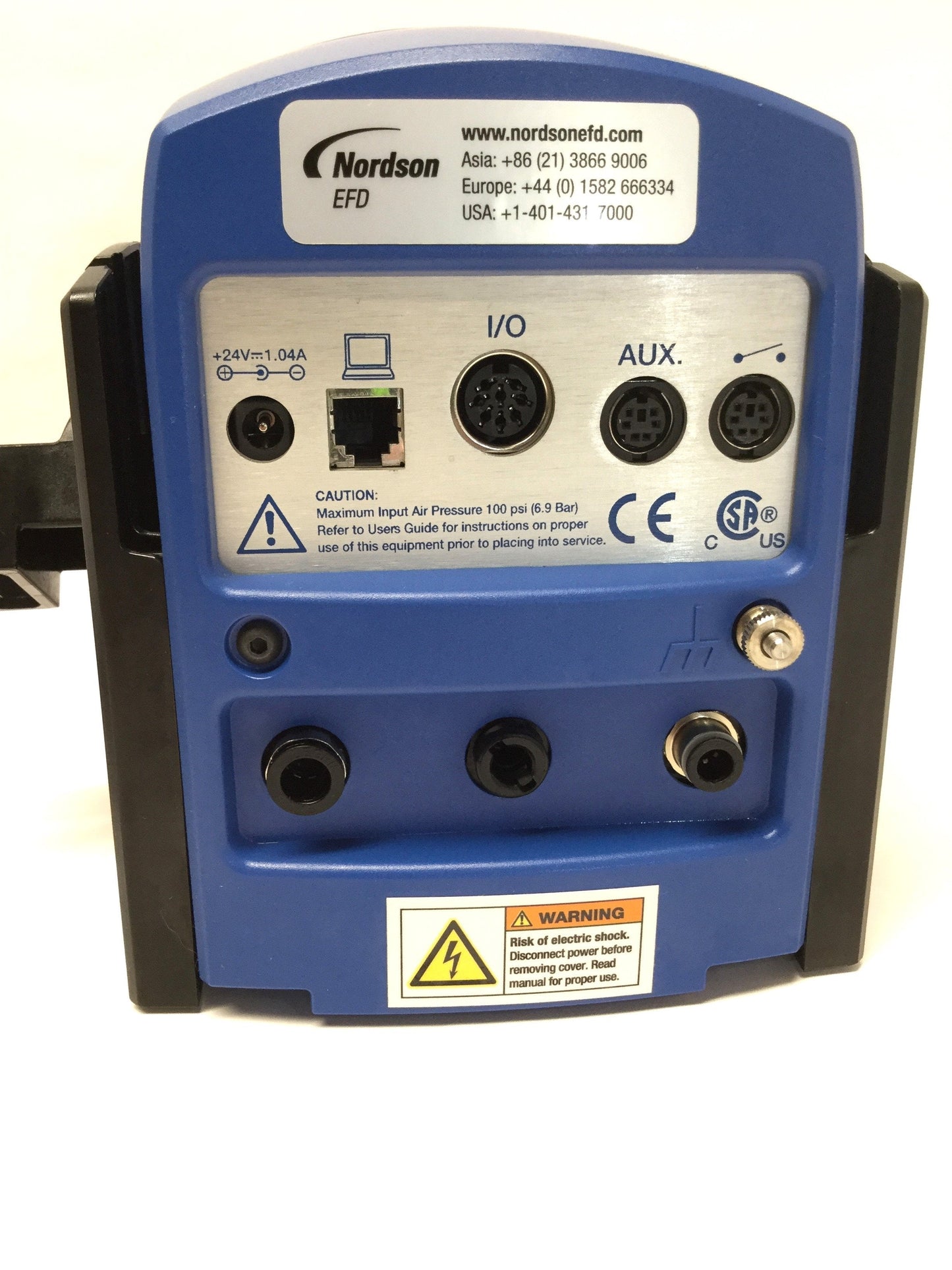 Used Nordson EFD 7002003 Ultimus II Precision Fluid Dispensing Unit, 0-15psi, 24VDC