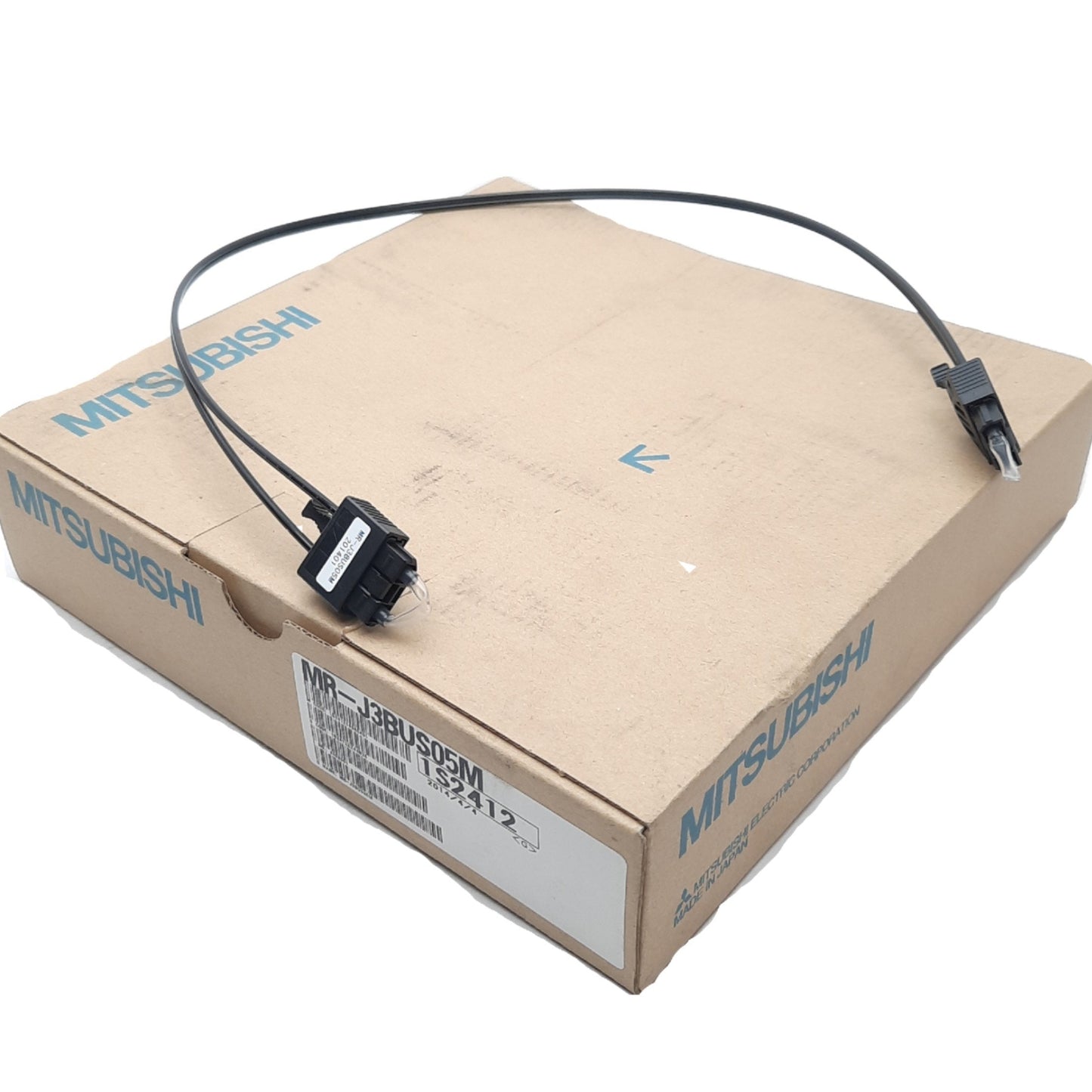 New Mitsubishi MR-J3BUS05M Fiber Optic Servo Cable, for SSCNET III, 50cm Length