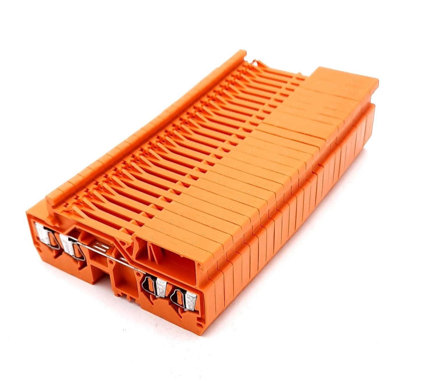 New Lot of 25 Wago 208-835 Terminal Block Through Terminals 800V 20A 12-28AWG 4-Cond