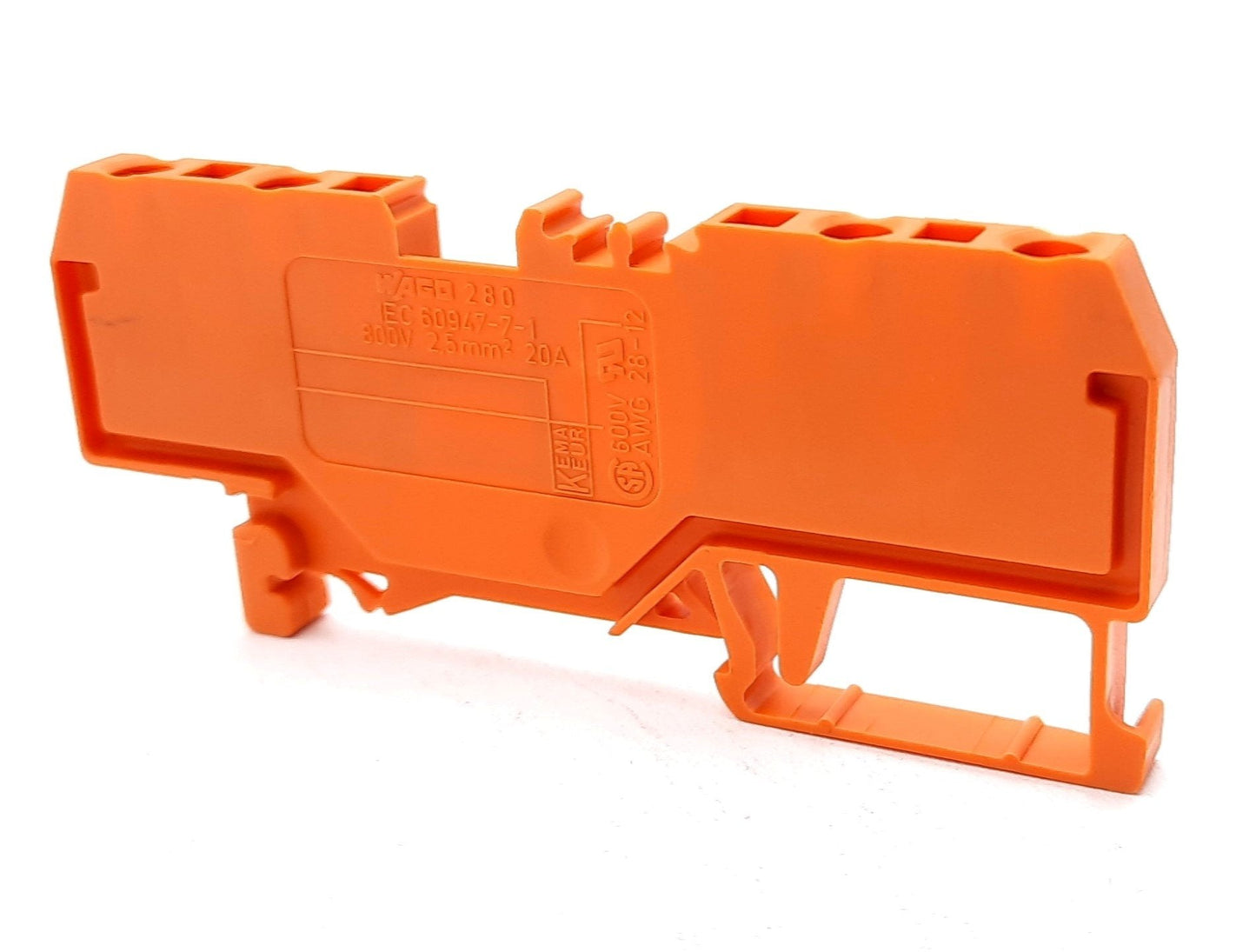 New Lot of 25 Wago 208-835 Terminal Block Through Terminals 800V 20A 12-28AWG 4-Cond