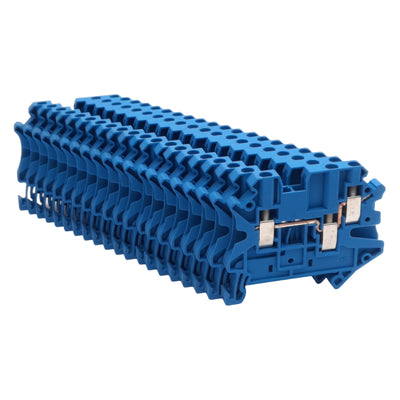 New Lot of 20 Phoenix Contact 3044526 Feed-Through Terminal Block, 3-Pos, 500V 24A