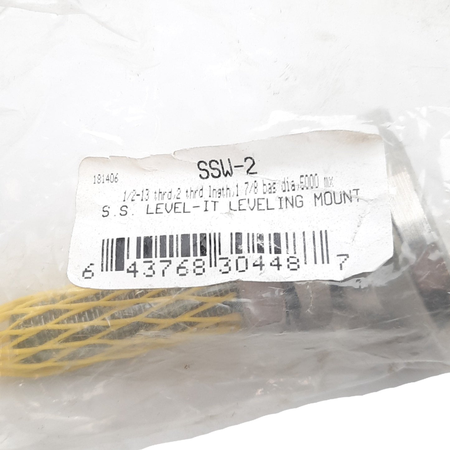 New S&W SSW-2 Steel Leveling Mount, Stud Style, 1/2-13 Thread, 3 1/8in, 5000lbs Max