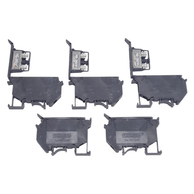 New Lot of 5 Phoenix Contact 3004142 Fuse Terminal Block, 5x20-30mm Length, 110-250V