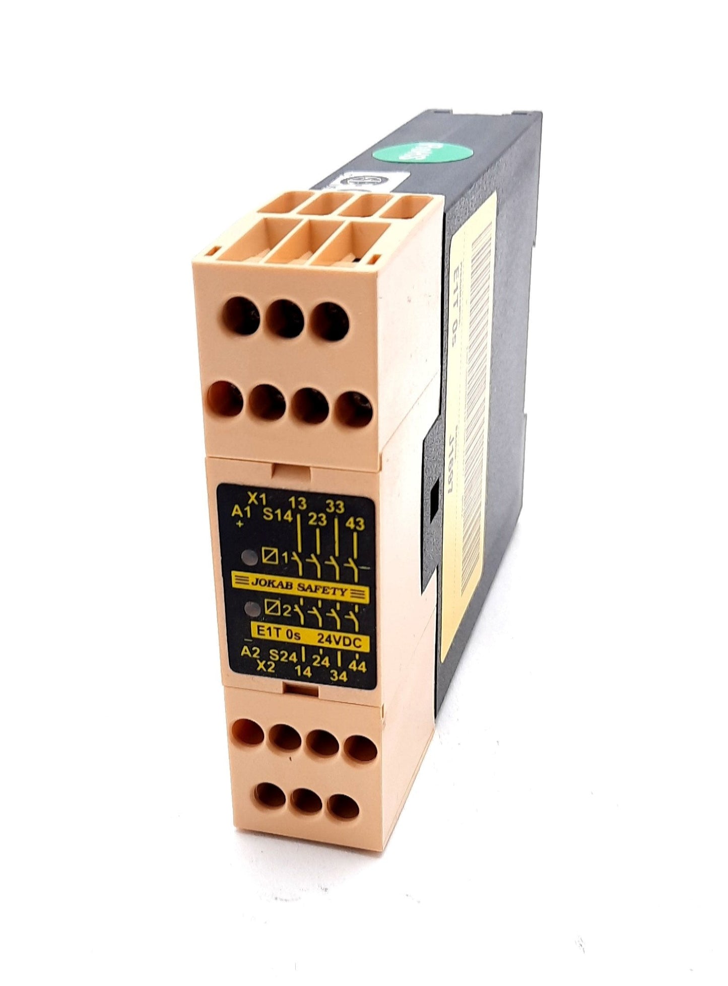 New Jokab Safety E1T 0s 24VDC Safety Expansion Relay, Supply: 24VDC, Out: 6A 250V