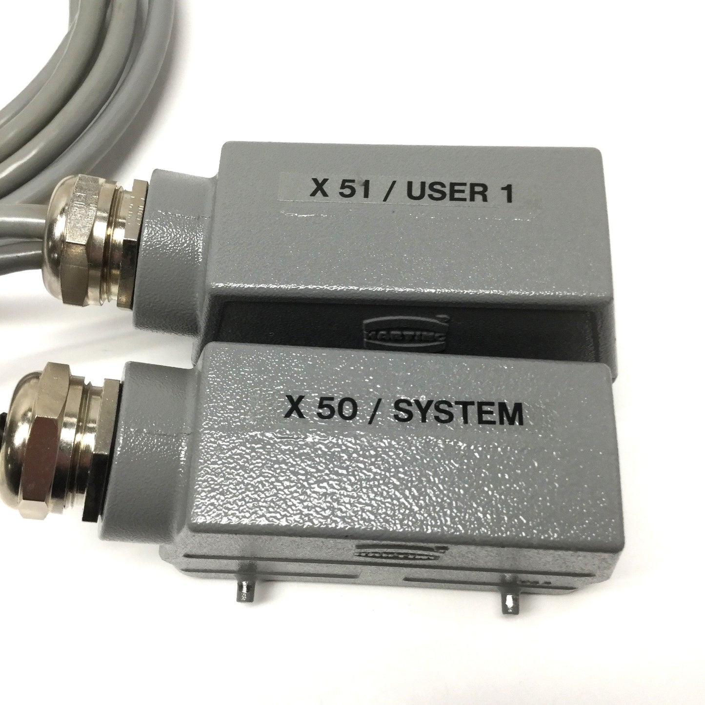 Used LASAG X50/SYSTEM X51/USER1 Interface Connectors from SLS CL Pulsed Nd:YAG Welder