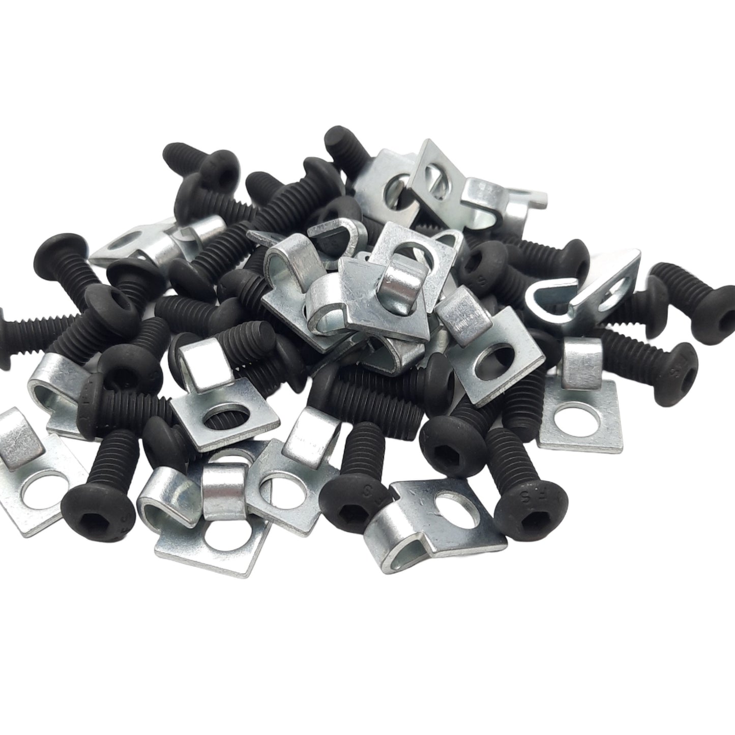 New – Open box Lot of 30 Tslots 651501 Single Tab End w/ Screw, Series 15, ø3.4in Mount