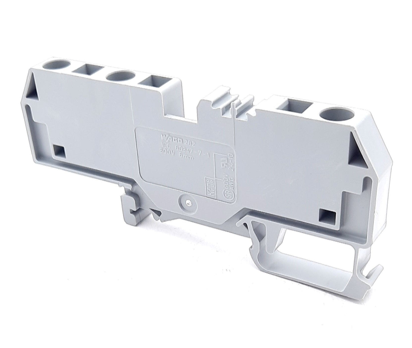 New Lot of 20 Wago 282-681 3 Conductor Terminal Block 800V 41A 10-24AWG 8x32.5x93mm