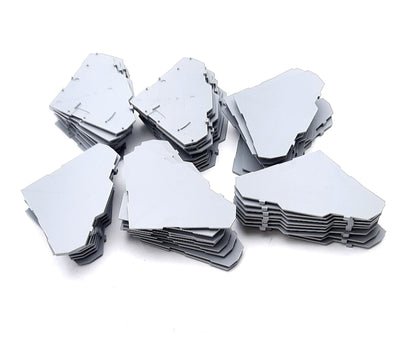 New Lot of 60 Wago 280-319 Terminal Block End and Intermediate Plate 80 x 55.5mm