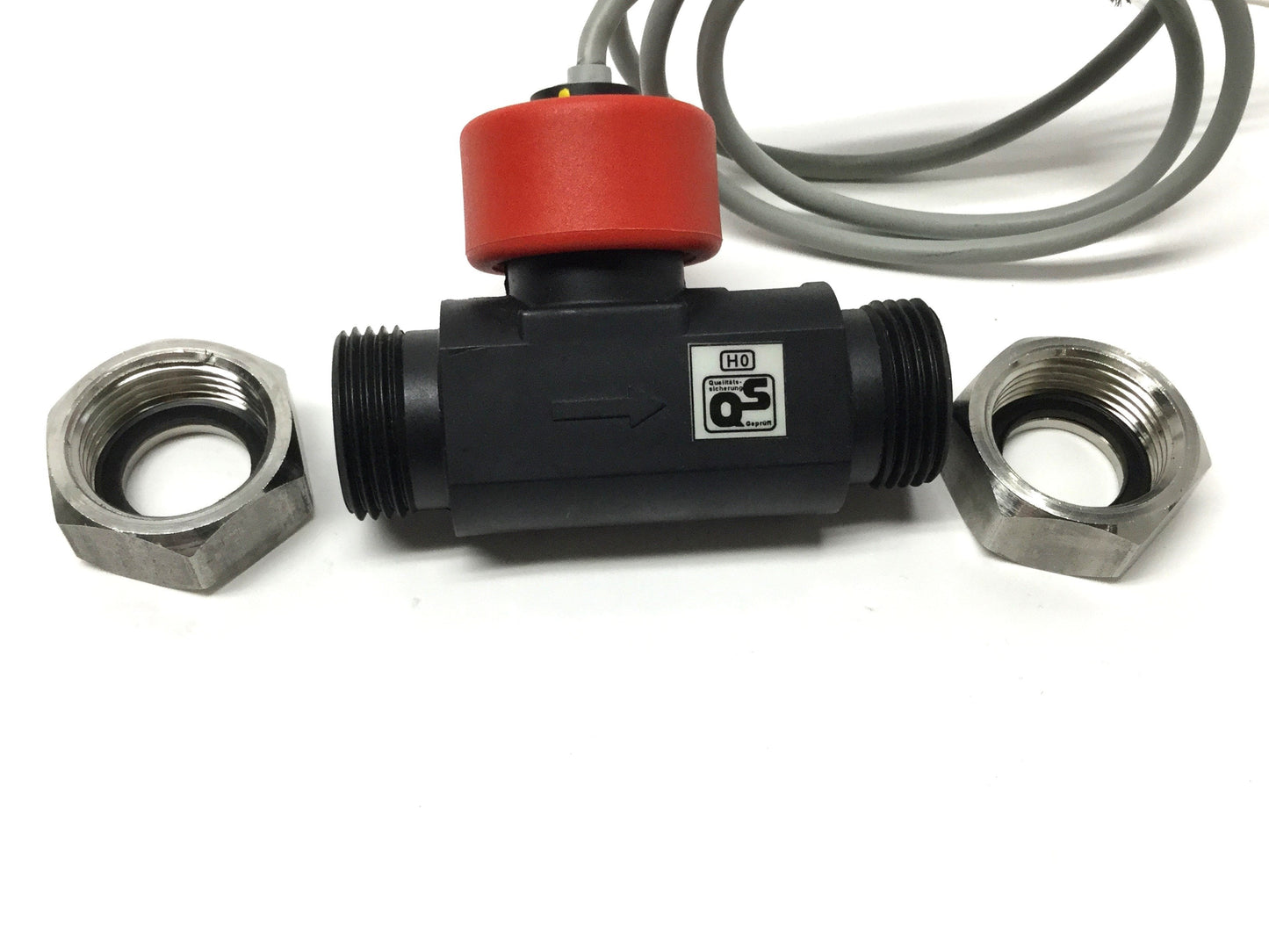 Used Sika VTI 15 K5-41 Turbine Flow Meter Sensor 5-10L/min, 850 Pulse/L, 10-30VDC