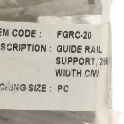 New Lot of 10 Dorner FGRC-20 Flexmove Conveyor Guide Rail Support, ø8.5mm Hole