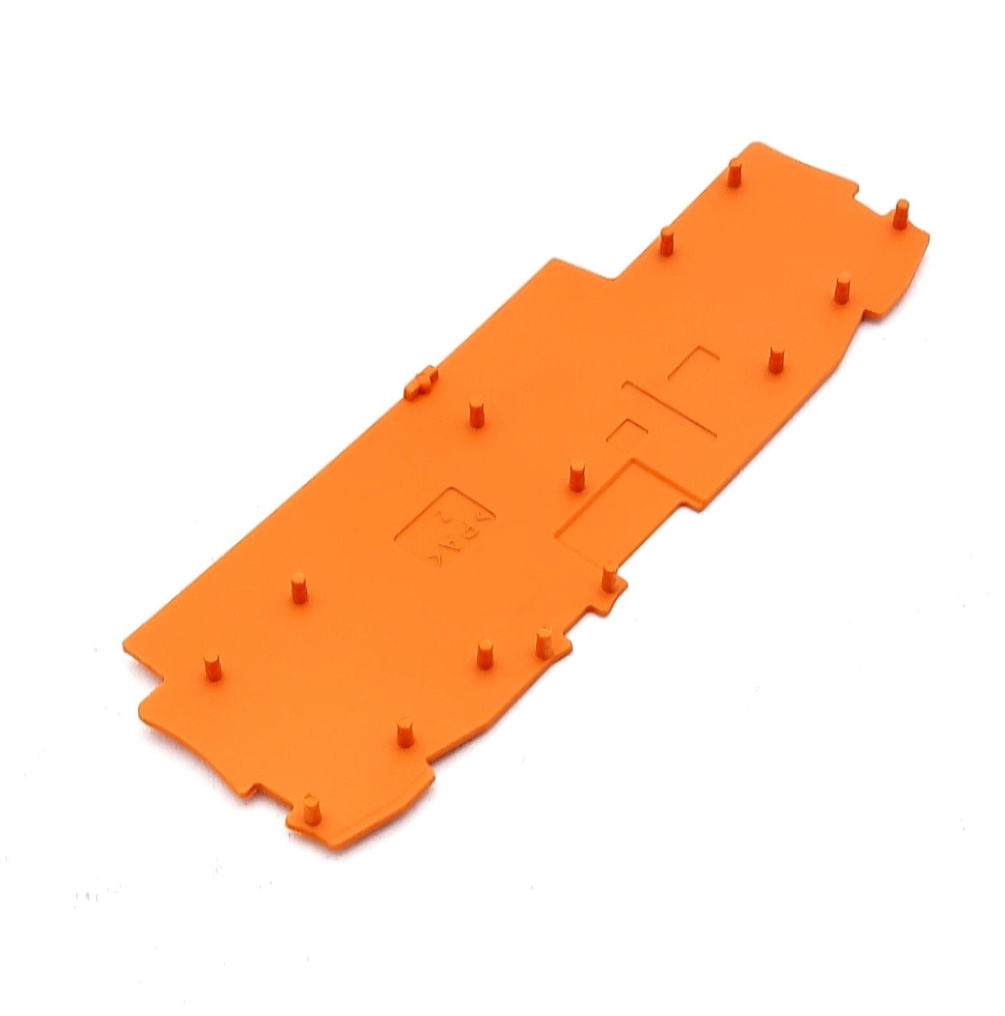 New Lot of 50 Wago 2002-1892 Terminal Block End and Intermediate Plate 1x32.9x87.5mm